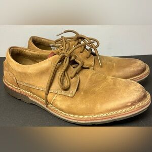 Clark’s- Mens Edgewick Plain, Brown, Leather Upper, Size:10-1/2 M, Pre-Owned‎